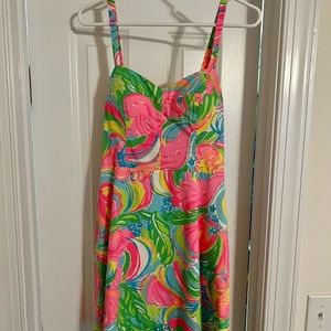 Lilly Pulitzer dress, EUC. Worn once to an engagement party and dry cleaned.